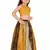 Kids Yellow Georgette Lehenga Choli For Girls 