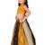 Kids Yellow Georgette Lehenga Choli For Girls 