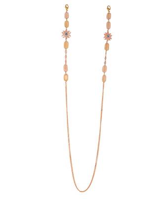 Exuberant Rose Pink And Yellow Multipurpose Mask Chain 5