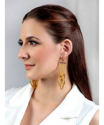 Elegant Gold Drop Earrings 1