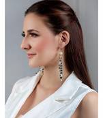 Deluxe Gold And Silver Dangle Earrings
