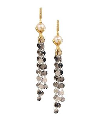 Deluxe Gold And Silver Dangle Earrings 3