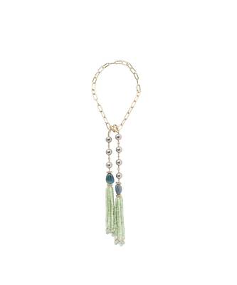 Deluxe Gold And Green Necklace 2