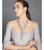 Grey Agate Fresh Water Pearls Necklace