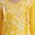 Seva Chikan Hand Embroidered Yellow Cotton Lucknowi Chikankari Angarkha Kurti