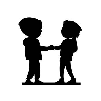 eCraftIndia Couple holding hands Black Engineered Wood Wall Art Cutout Ready to Hang Home Decor 3