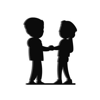 eCraftIndia Couple holding hands Black Engineered Wood Wall Art Cutout Ready to Hang Home Decor 5