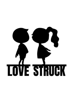 eCraftIndia Love Struck Black Engineered Wood Wall Art Cutout Ready to Hang Home Decor