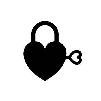 eCraftIndia Heart Key Black Engineered Wood Wall Art Cutout Ready to Hang Home Decor 3