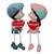 eCraftIndia Colorful Girl & Boy Kissing Figurine