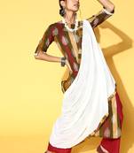 Indo Era Multi Printed Straight Kurta Trouser With Dupatta Set