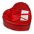 eCraftIndia Red Heart Shaped Gift Box with 1 Golden Rose 3 Red Roses 2 Teddy Bear and a Card