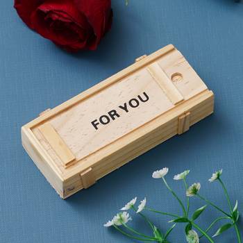 eCraftIndia Wooden Box For You Message Bottle Set 3