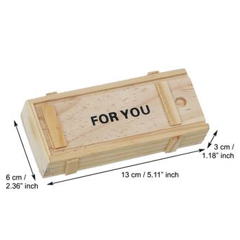 eCraftIndia Wooden Box For You Message Bottle Set 5