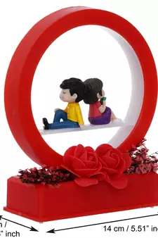 eCraftIndia Red Man Proposing Light Showpiece