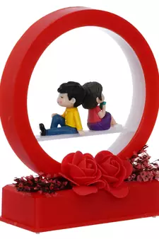 eCraftIndia Red Man Proposing Light Showpiece