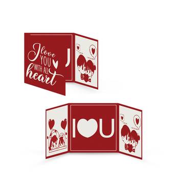 eCraftIndia I Love You Valentine Card 5
