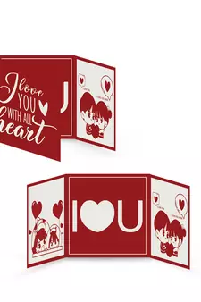 eCraftIndia I Love You Valentine Card