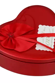 eCraftIndia Red Heart Shaped Gift Box with 3 Red Roses 1 Teddy Bear and 1 Golden Rose