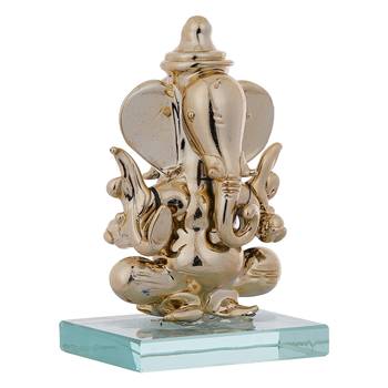 e craft india golden ganesha crystal statue 50cm 3