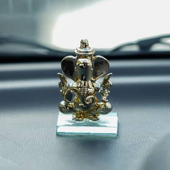 e craft india golden ganesha crystal statue 50cm 5