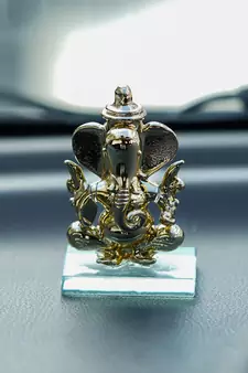 e craft india golden ganesha crystal statue 50cm