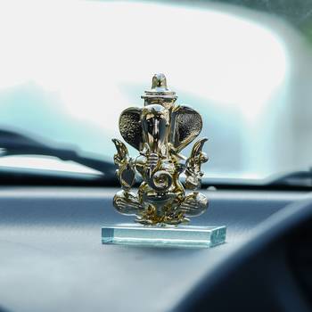 e craft india golden ganesha crystal statue 50cm 6