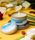 eCraftIndia Aura Balance Hand Poured Soya Wax Candle (100 Gm burn time up to 24 hrs)
