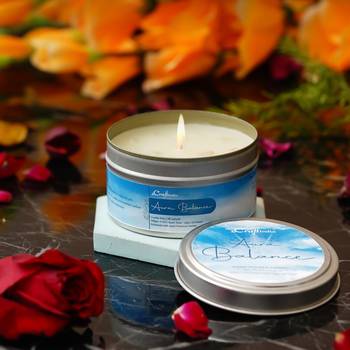 eCraftIndia Aura Balance Hand Poured Soya Wax Candle (100 Gm burn time up to 24 hrs) 2