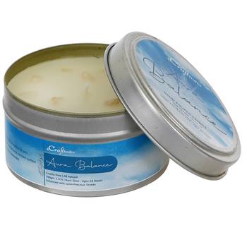 eCraftIndia Aura Balance Hand Poured Soya Wax Candle (100 Gm burn time up to 24 hrs) 3