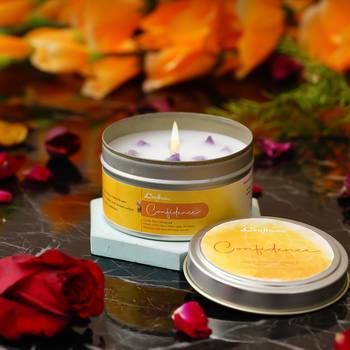 eCraftIndia Confidence Hand Poured Soya Wax Candle (100 Gm burn time up to 24 hrs) 1