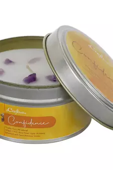 eCraftIndia Confidence Hand Poured Soya Wax Candle (100 Gm burn time up to 24 hrs)