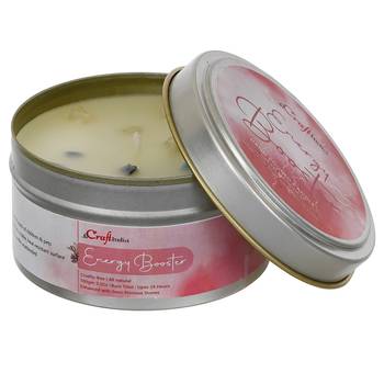 eCraftIndia Energy Booster Hand Poured Soya Wax Candle (100 Gm burn time up to 24 hrs) 3