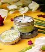 eCraftIndia Money Rain Hand Poured Soya Wax Candle (100 Gm burn time up to 24 hrs)