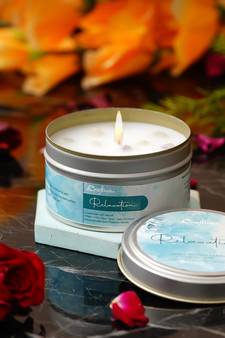eCraftIndia Relaxation Hand Poured Soya Wax Candle (100 Gm burn time up to 24 hrs)