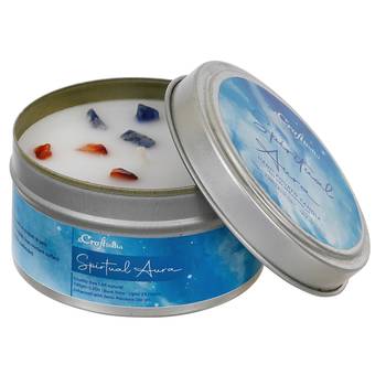 eCraftIndia Spiritual Aura Hand Poured Soya Wax Candle (100 Gm burn time up to 24 hrs) 3