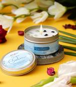 eCraftIndia Super Calm Hand Poured Soya Wax Candle (100 Gm burn time up to 24 hrs)