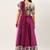 EthnoVogue Made To Measure Purple Printed Lehenga Set