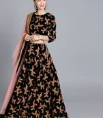 EthnoVogue Made To Measure Black Lehenga Set
