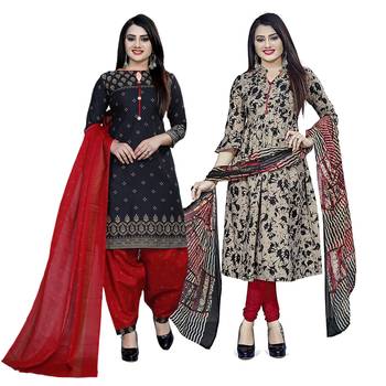 Multicolor floral print blended cotton salwar 1