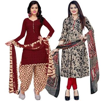 Multicolor floral print blended cotton salwar 1