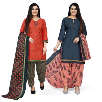 Multicolor floral print blended cotton salwar 1