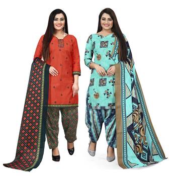 Multicolor floral print blended cotton salwar 1