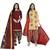 Multicolor floral print blended cotton salwar