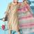 Indo Era Rust Embroidered Straight Kurta Trouser With Dupatta Set