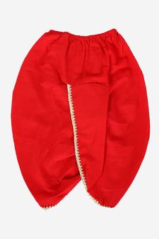BownBee Pure Cotton Full Sleeve Jamna Set For Boys- Red
