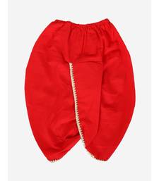 BownBee Pure Cotton Full Sleeve Jamna Set For Boys- Red