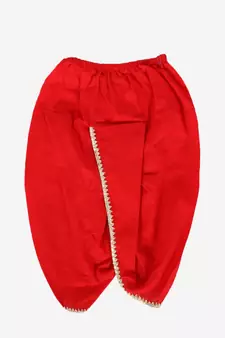 BownBee Pure Cotton Full Sleeve Jamna Set For Boys- Red