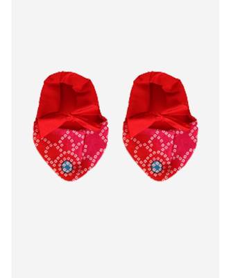 BownBee Pure Cotton Full Sleeve Jamna Set For Boys- Red 2