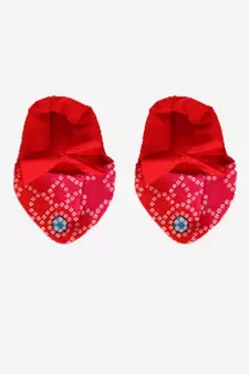 BownBee Pure Cotton Full Sleeve Jamna Set For Boys- Red